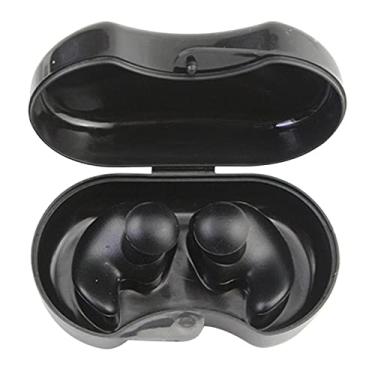 Imagem de Tampões de Ouvido para Natação, Protetor de Silicone para Treinamento de Ouvido, à Prova D'água para Adultos, para Surf, Mergulho, Piscina (BLACK)