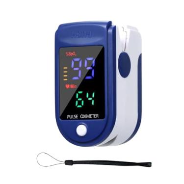 Imagem de Oxímetro Digital de Dedo, Medidor Saturação Sangue, Pilha, AVIBES