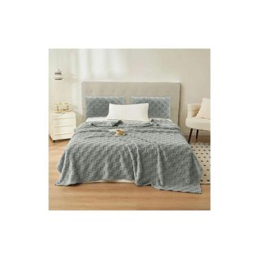 Imagem de Manta Queen Laço Home 3D Square