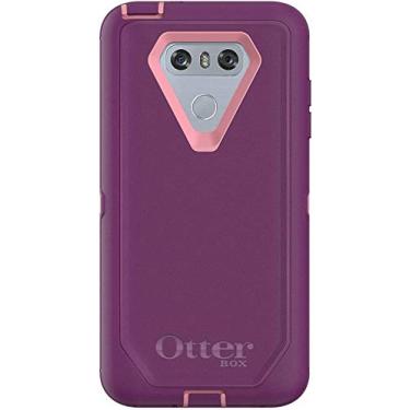 Imagem de OtterBox Capa protetora robusta série Defender para LG G6 - Apenas capa - embalagem não varejo - Vinyasa (ROSEMARINE/ameixa Haze)