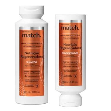Imagem de Kit Shampoo e Condicionador Match Nutrição Regeneradora - 300ml cada