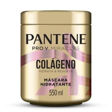 Imagem de Pantene Máscara de Nutrição e Hidratação para Cabelo - Hidrata e Resgata com Colágeno, Pró-Vitamina B5 e Biotina, Livre de Óleo Mineral e Parabenos, 550ml