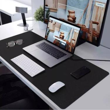 Imagem de Mouse Pad 120x60cm Gamer Extra Grande Slim Impermeavel Tapete De Mesa 