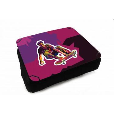 Imagem de Almofada Bandeja para Notebook Laptop Skate SK8 Skateboarding - Deluzz