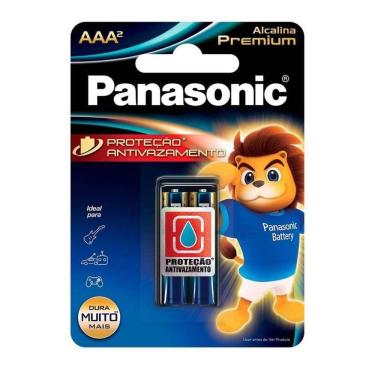 Imagem de Pilha Alcalina Premium Panasonic Aaa Palito 02 Unidades Lr03egr/2b96 - Pç / 2 [F108]