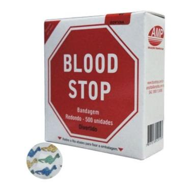 Imagem de Curativo Infantil Bandagem Blood Stop Divertido Redondo Caixa 500 Unid