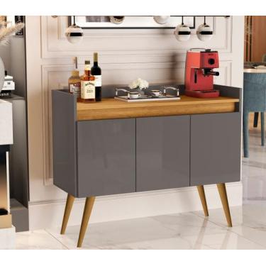 Imagem de Aparador Buffet Sala 3 Portas Luise - Diversas Cores - Comprar Moveis 