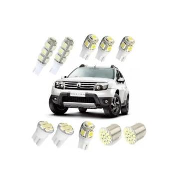 Imagem de Kit Lâmpadas Led Duster Pingo Placa Teto Ré Torpedo - Blue Lion