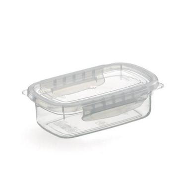 Imagem de Pote Ret. Transparente Raso Com Travas 500 Ml - NITRON