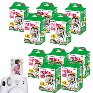 Imagem de Kit Filmes Fotográficos Fujifilm 200 Poses Para Câmeras Instax Mini 8,