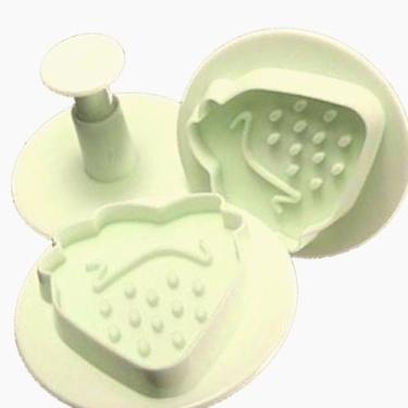 Imagem de Conjunto 3 Moldes Cortador para Biscoito Bolo Artesanato Confeitaria M