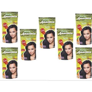 Imagem de Hene em gel amazonia 180gr pouch preto forte (preto azulado) - DIVINA 