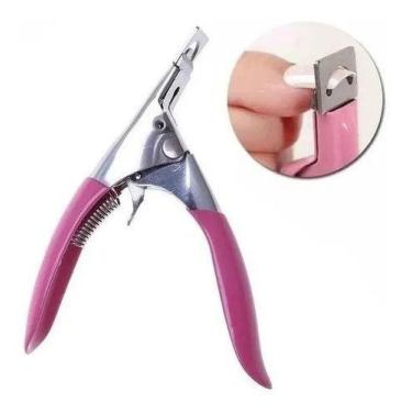 Imagem de Kit 10 Alicate Cortador Unhas Tips Acrigel Gel Uv Postiça - oem