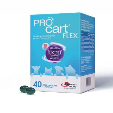 Imagem de Suplemento Cães e Gatos Procart Flex Agner 40 Caps Moles - Agener Uniã