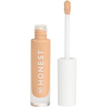 Imagem de Honest Beauty Fresh Flex Concealer Bege com Niacinamida + Vitamina E + Ácido Hialurônico | Cobertura média edificável | Teste dermatologista e Toxicologista auditado | Vegano + sem crueldade | 0,17 fl. Oz.