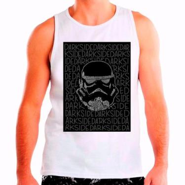 Imagem de Regata Masculina Branca Star Wars 10 - DESIGN CAMISETAS, Branco, P