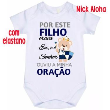 Imagem de Body bebê por este filho orava eu, e o senhor ouviu a minha oração cód