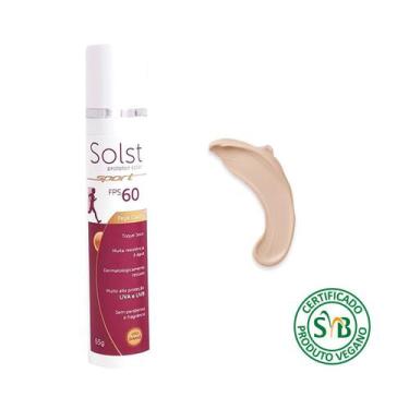 Imagem de Solst Sport FPS 60 Protetor Solar Toque Seco Bege Claro 55g - Axigram 