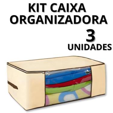 Imagem de Organizador Multiuso Caixa Organizadora De Guarda Roupa Flexivel Com Z
