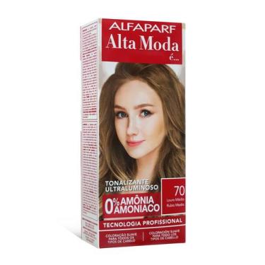 Imagem de Alta Moda Alfaparf Tonalizante 70 Louro Médio 120g