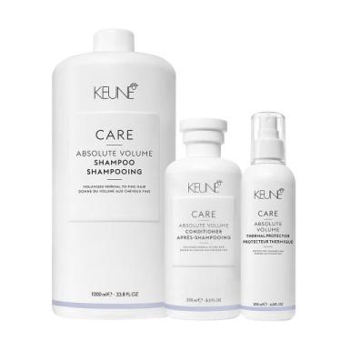 Imagem de Kit Keune Care Absolute Volume Limpeza e Proteção (3 produtos)