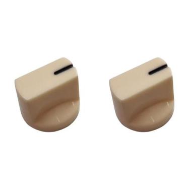 Imagem de Kit 2 Knob Para Pedal Creme Plástico Ronsani