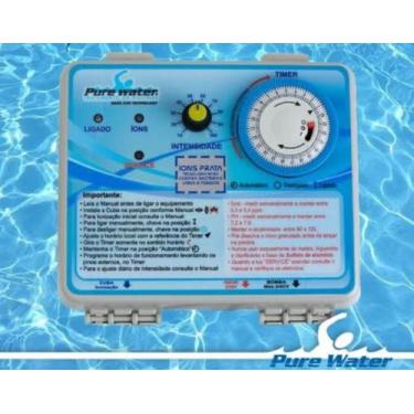 Imagem de IONIZADOR PURE WATER PWZ 55 AG+  ATENDE PISCINAS COM ATÉ 55m³ - PUREWA