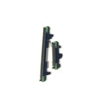 Imagem de Botão liga/desliga + botão de volume botão lateral peça de reparo de substituição para Google Pixel 7 Pixel7 (preto)