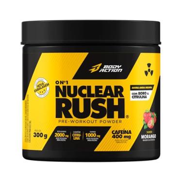 Imagem de Pré Treino 300g Nuclear Rush Bodyaction (300g, Morango)