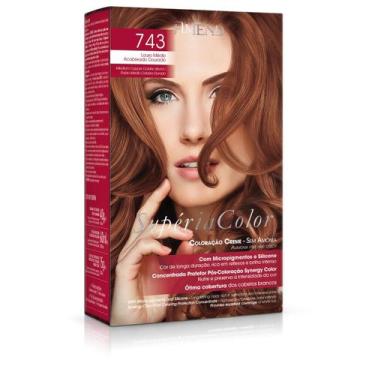 Imagem de Tonalizante supéria color 743 louro médio acobreado dourado amend