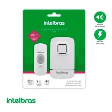 Imagem de Campainha sem fio com ba - 4529100 - intelbras s sa