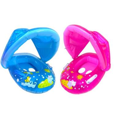 Imagem de Boia Bote Infantil Proteção Solar Criança Bebê Brinquedo - Bruartt, Ro