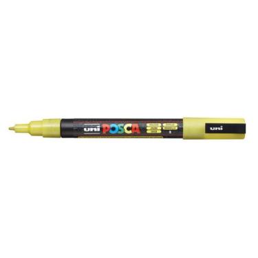 Imagem de PC-3ML Posca Amarelo Glitter 0.9 a 1.3mm Ponta Redonda - Uni - Uni-bal