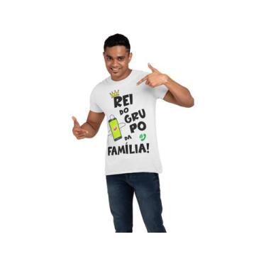Imagem de Camiseta Dia Dos Pais Presente Papai Frase Pai 100% Branca - Del Franc
