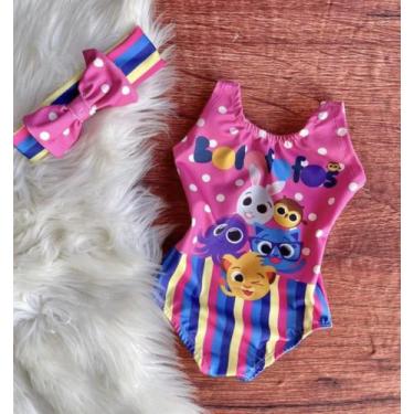 Imagem de Body Maio Suplex Infantil Temático Bolofofos 05 - Joaninha Baby, 06M A