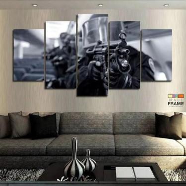 Imagem de Quadros Decorativos Counter Strike Go 63x130mt em Tecido - Wall Frame