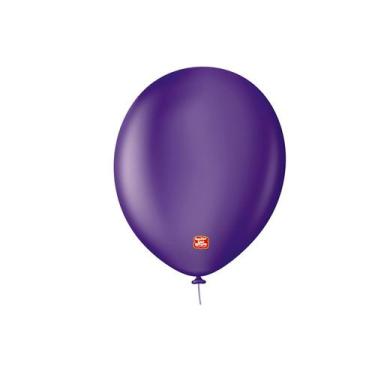 Imagem de Balão Profissional Premium Uniq 9''23cm - Roxo Purple - 25 unidades - 