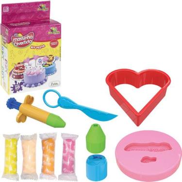 Imagem de Massinha Modelar Bolo Confeitaria Fominhas - 10 Peças - Art Brink, Bol