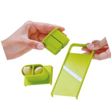 Imagem de Ralador Processador de Alho INOX Com Protetor de Dedos - Caerus