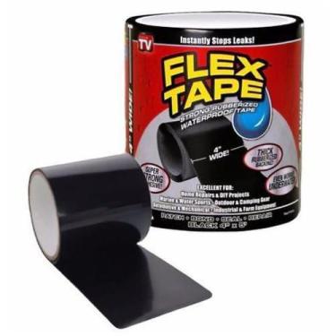 Imagem de Fita Adesiva Para Reparos Flex Tape Black - FlexTape