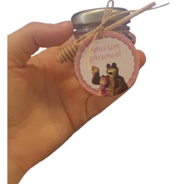 Imagem de potinho para mel lembrancinha aniversário, chá de bebe 10 pçs - Patric