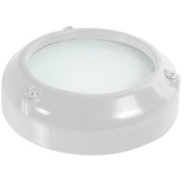 Imagem de Balizador Resistente Redondo Sem Grade Externa Jardim Germany Branco