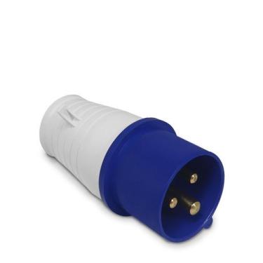 Imagem de Plugue Tomada Industrial 023 2P+T 6H 220VAC 32A IP44 Azul - Sibratec