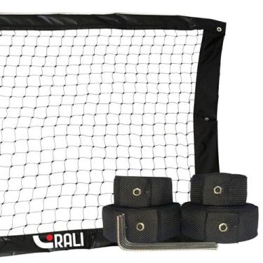 Imagem de Kit Completo - Rede Beach Tennis Oficial Duplas + Marcação de Qudra - 