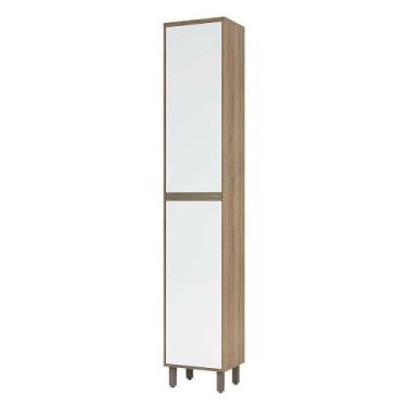 Imagem de Paneleiro 40 Cm 2 Portas De Abrir Mel Vanilla C/Branco - LUCIANE