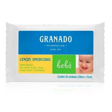 Imagem de Lenços Umedecidos Bebê Tradicional Granado 50 unidades, 50