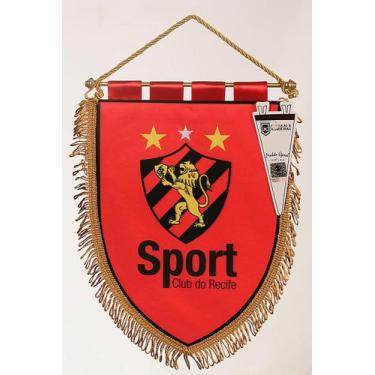 Imagem de Flamula Oficial Sport Club Recife Vermelho Original - JC bandeiras