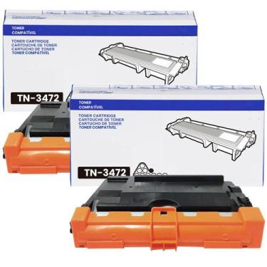 Imagem de Kit 02 Toner TN3472 Compatível para impressora Brother HL-L5202DWJ 12K