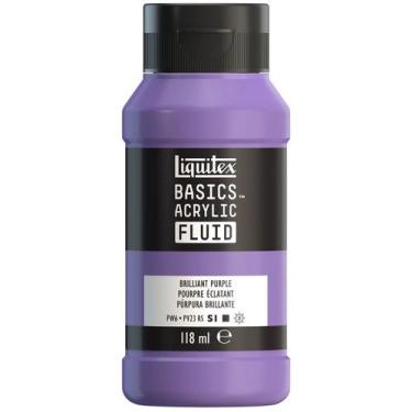 Imagem de Tinta Acrílica Liquitex Basics Fluid 118ml Brilliant Purple, Fluid