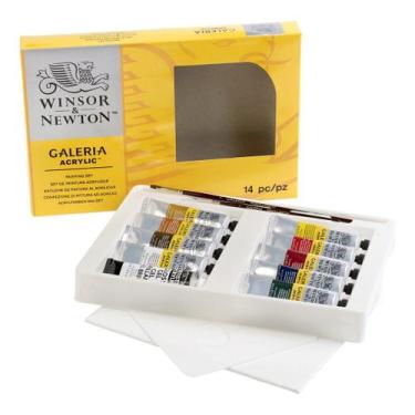 Imagem de Tinta Acrílica Importada Winsor & Newton Galeria 14 Peças